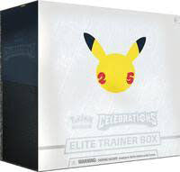 Celebrations Elite Trainer Box – 25th Anniversary – Factory Sealed