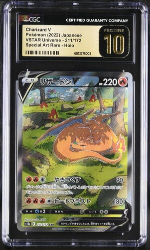Japanese Pokemon Charizard 211 SAR CGC Pristine 10