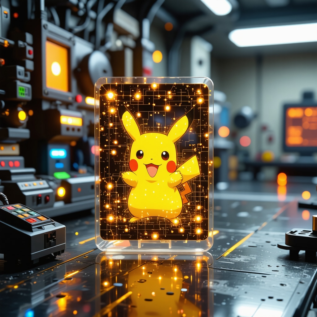 Advanced authentication of Japanese holo Pokémon cards using AI and blockchain visualization