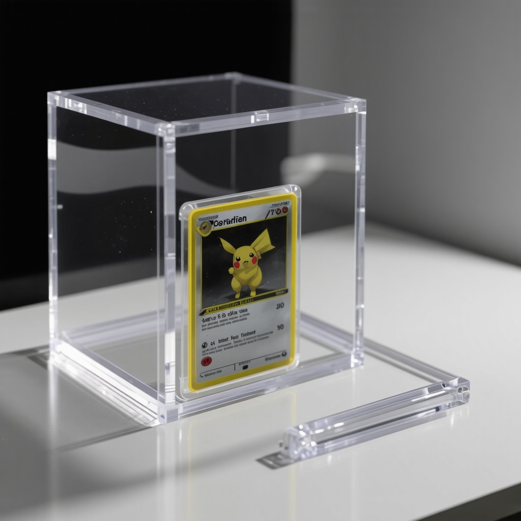 CGC 10 Japanese Pokémon trainer card in a UV-filtered, humidity-controlled, inert gas flushed display case