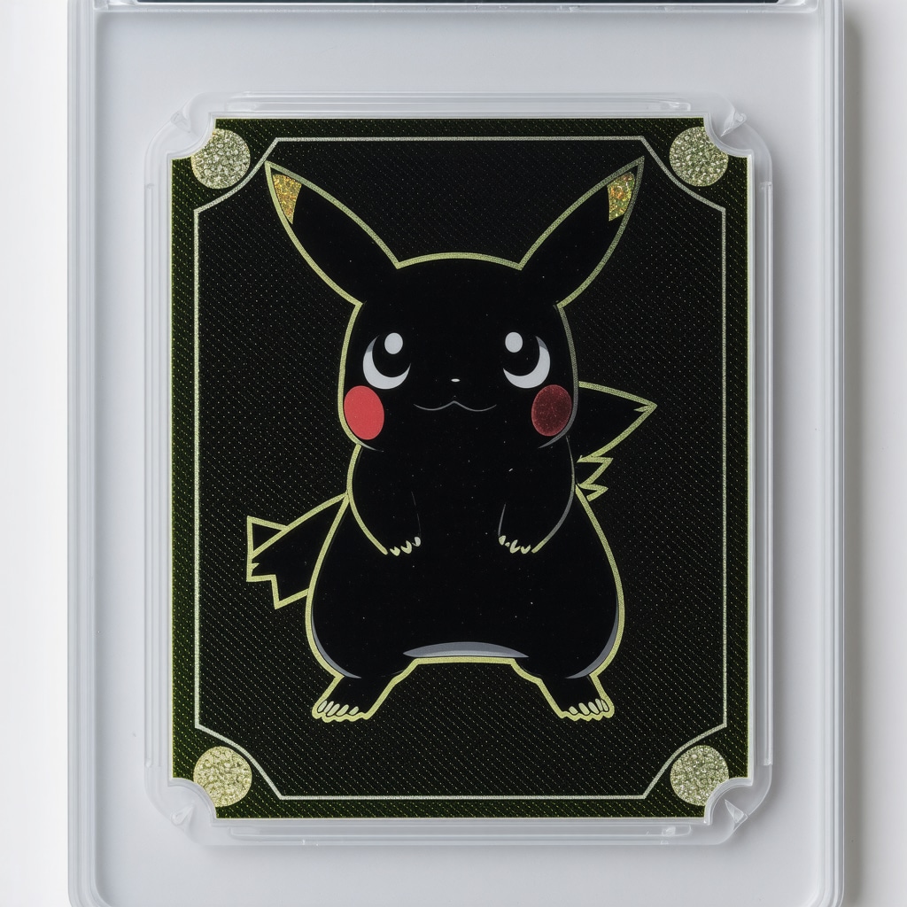 Detailed image of CGC slab showing holographic security and foil perfection on Japanese holo card