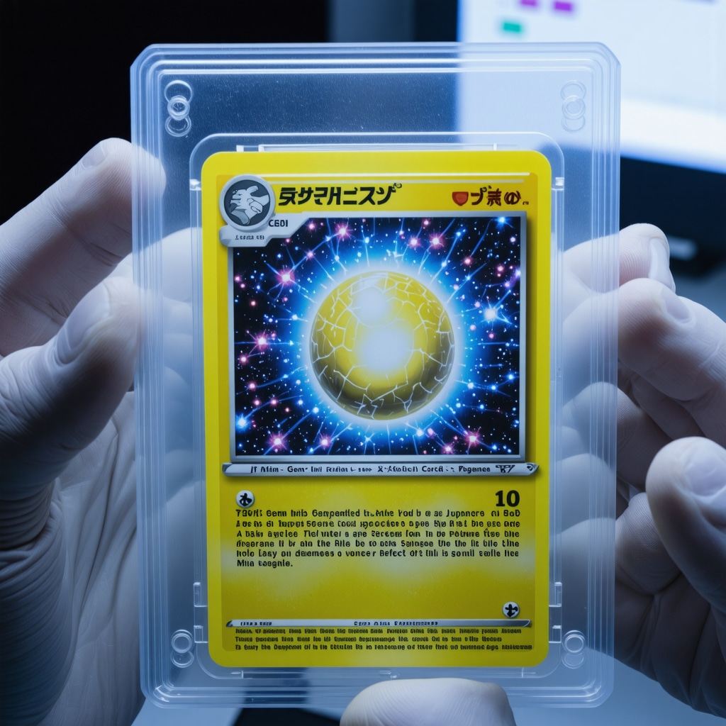Spectral imaging and UV forensic analysis on CGC Gem Mint 10 Japanese Trainer Supporter Pokémon card