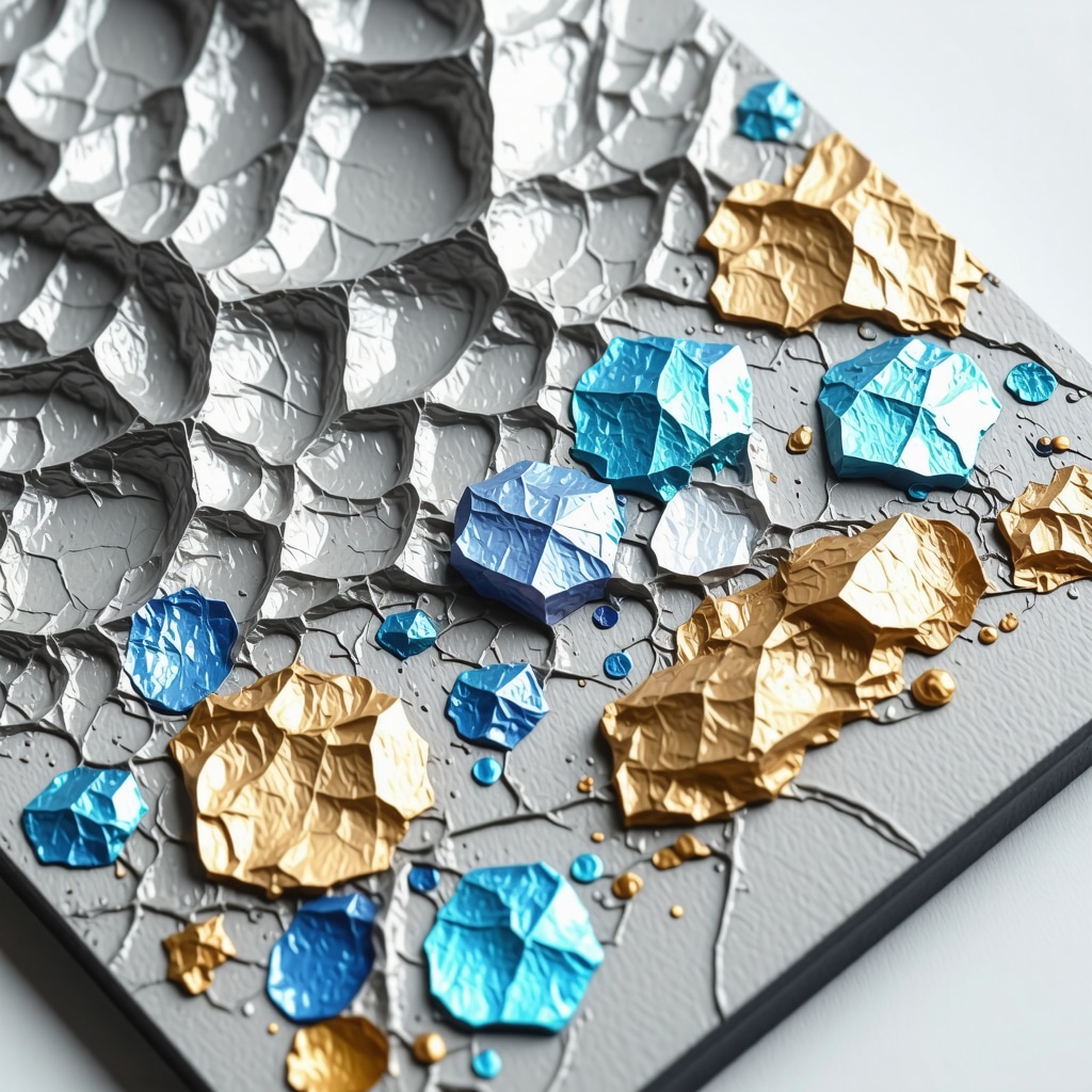 Microscopic UV light image revealing detailed surface texture and micro-abrasions on a Japanese holofoil card