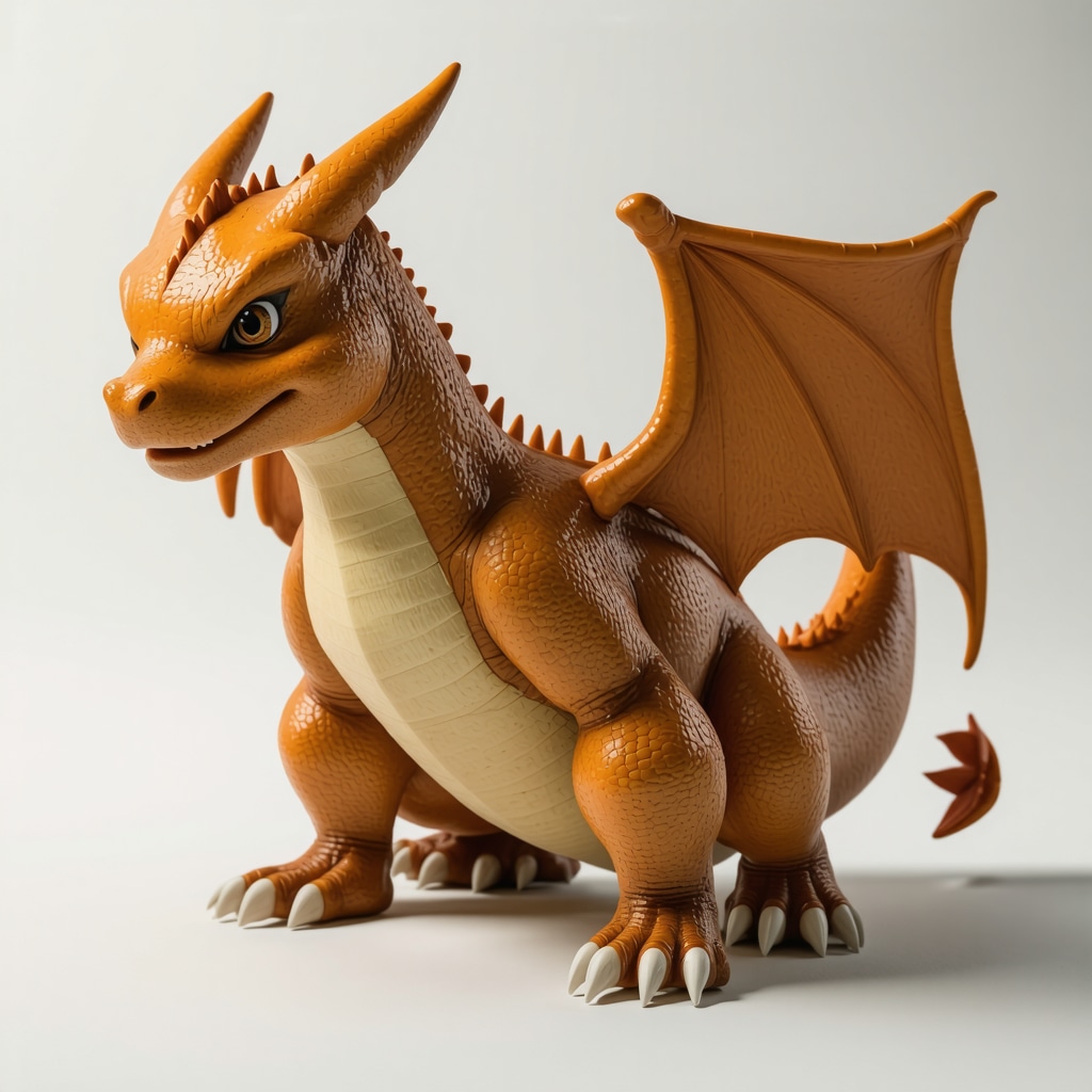 3D topographical scan image highlighting the surface details and edge quality of a CGC 10 Japanese Base Set Charizard card