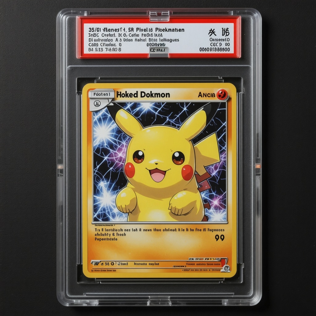 AI technology evaluating CGC Japanese Pokémon card grading and market data