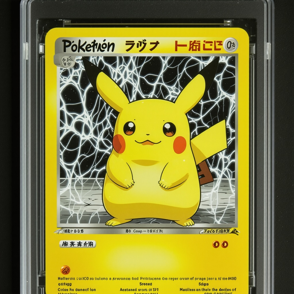 Close-up image showing intricate holofoil and perfect edges of a CGC Pristine 10 Japanese Pokémon promo card