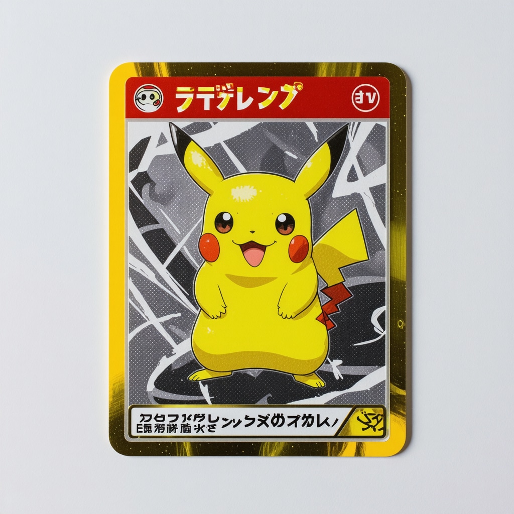 Macro photograph showing subtle foil and embossing differences on a CGC 10 graded Japanese Pokémon card
