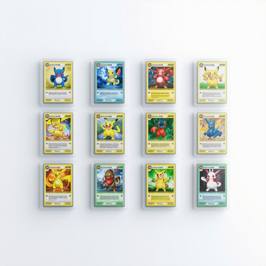 CGC Gem Mint 10 Japanese Pokémon Trainer cards in a climate-controlled display with digital provenance holographs and sensors