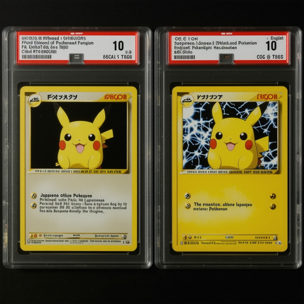 Top Differences in CGC 10 Japanese vs English Pokemon Cards Explained